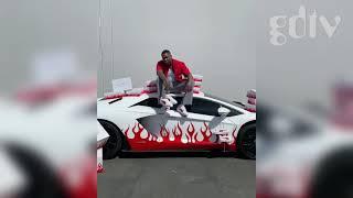 YG 4Hunnid Shoe With Custom Lamborghini