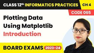 Class 12 Informatics Practices Chapter 4 | Introduction - Plotting Data Using Metplotlib (Code 065)