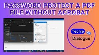 How To Password Protect a PDF File Without Acrobat