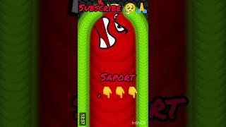 CACING MUNGIL VS CACING BESAR  ALASKA #worm #wormszone #games #gameplay