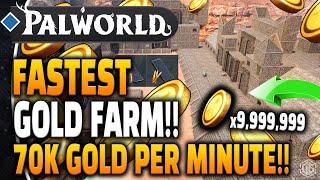 Palworld - GET RICH QUICK - 70k Gold per MINUTE + INFINITE AMMO!!