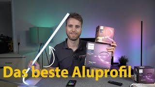 Aluprofil für den Philips Hue Lightstrip: Das ist das Beste und Richtige für alle Leuchtstreifen