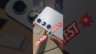 Samsung Galaxy 24 plus silver colour   Test  #gaddafivlogs #s24plus #shorts