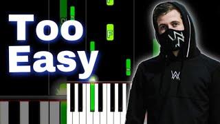 Alan Walker - Faded | EASY Piano Tutorial