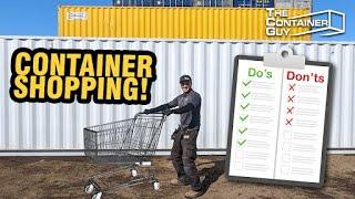 The Ultimate Shipping Container Buying Guide - Avoiding SCAMMERS!