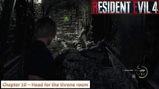 [*/\*] Resident Evil 4 (Remake) - Chapter 10 - Head for the throne room