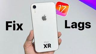 Fix Lagging Issue on iPhone XR iOS 17