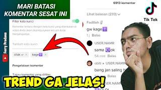 Cara Mengaktifkan Filter Kata Kunci Komentar Di TikTok 2022