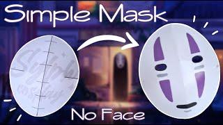 Simple EVA foam mask - No Face - Spirited Away (Halloween Special)