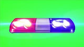 Police car lightning green screen video HD footage for free download @vfxtools