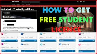 Autodesk student account creation || Free Licence