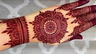 Very Beautifull Mandala Gol Tikki Style  Flower Mehndi Design || Arabic Mehndi Design/Bridal Mehndi