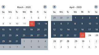 How to use Date Range Calendar by MAQ Software