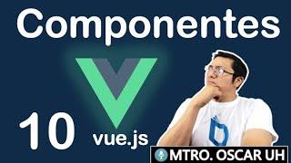 Curso de vue js | (10)  | Uso de componentes en vue, hacemos un contador