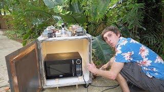 DIY MEGA Microwave! - Microwaving a Microwave