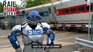Metro-North's Metro-Man Keeps You Safe for Rail Safety Week