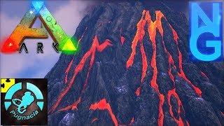 ARK: Survival Evolved Volcano Pugnacia- Pooping Evolved clone- S1 episode 1- Road to 100 subs