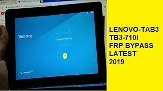 Lenovo Tab 3 Frp Lock Bypass 100% Working Solution | Lenovo TB3-710i latest 2019