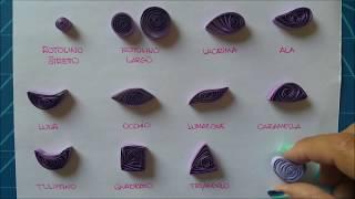 TECNICA QUILLING CORSO BASE (lezione 1) tutorial italiano