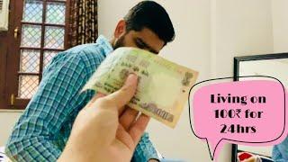 All meals in 100₹ challenge| for 24hrs| #dailyvlogs #vlogs #vlogging