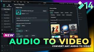 Filmora 14: AI Audio to Video Explained – Turn Audio into Stunning Visuals! #AITools
