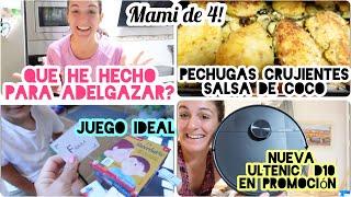 Vlog/CÓMO he PERDIDO PESO?/Pechugas CRUJIENTES salsa COCO Y CURRY Horno/PRUEBO Robot UltenicD10!