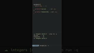 Formatting integers in rust #rustprogramming #coding #tutorial