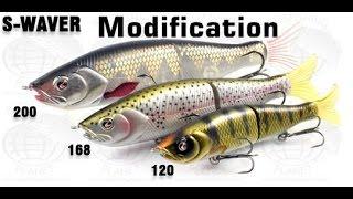 River 2 Sea S-Waver Modification Glide Bait (Improves Side 2 Side Action)