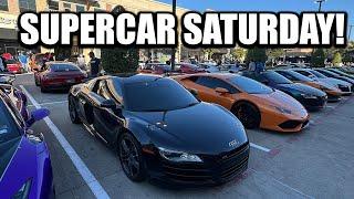 STATE TROOPER Z06 & TONS OF SUPERCARS SENDS IT LEAVING CAR SHOW!!!