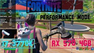 FORTNITE-Chapter 3-Season 2-i7 3770K-Rx 570 4Gb-16Gb Ram@1080p-Performance Mode All Low Settings