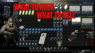 ITEMS TO KEEP OR SELL, Flea market, Min Maxing -Escape from Tarkov Beginner guide to making money