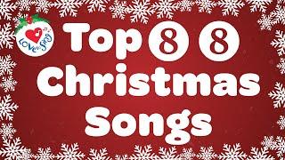 Top 88 Christmas Songs and Carols with Lyrics  Merry Christmas Music Playlist 