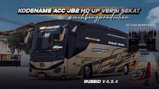 KODENAME ACC JB2 HD UPDATE VERSI SEKAT FREE LIVERY | BUSSID V4.3.4