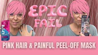 PINK HAIR DISASTER (Schwarzkopf Live Drops) & Face Mask Fiasco! 