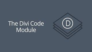 The Divi Code Module