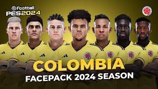 Colombia NT Facepack 2024 - Football Life 2024 & PES 2021 (PC MOD)