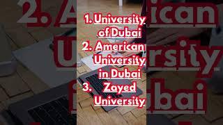 Names of Top 5 universities in Dubai