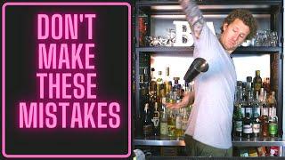 5 common mistakes flair bartenders make