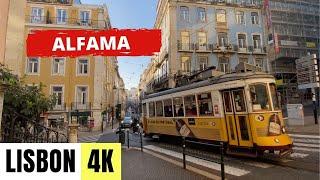 LISBON, PORTUGAL  [4K] Alfama PART 2 — Walking Tour