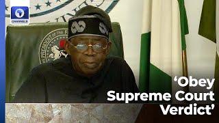 Rivers Crisis: Obey Supreme Court Verdict, Tinubu Tells Stakeholders [Full Speech]