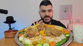 صينية تشريب لحم احمر عراقي مع المقبلات