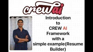 Introduction to Crew AI with Example #crewai