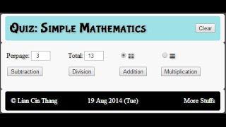 Exam or Quiz Application Program using PHP