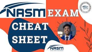 NASM Exam Study Guide | How to Pass CPT 7th Edition 2024 | Cheat Sheet & Questions