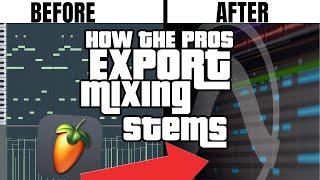 How To Export Beat Stems From FL Studio To Pro Tools| How The Pros Export Stems