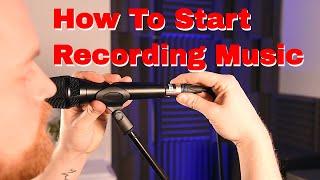 How To Start Recording Music in a Home Studio