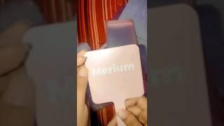 Merium pervaiz mirrorUnboxing #youtubeshorts #viratshort