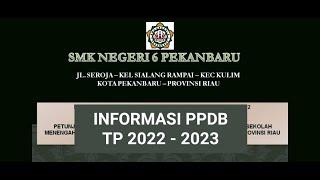 Jadwal PPDB SMA SMK Tahun Pelajaran 2022 2023 || Penerimaan Peserta Didik Baru Provinsi Riau