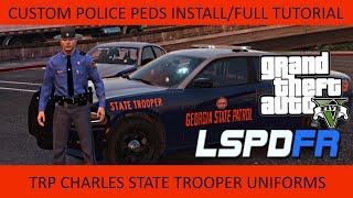 How To INSTALL Custom Police PEDS | GTA 5 LSPDFR | Fast Tutorial