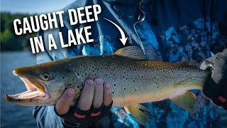 Trout Fishing with Live Bait in DEEP WATER (Hunt for  a 10 POUND TROUT)